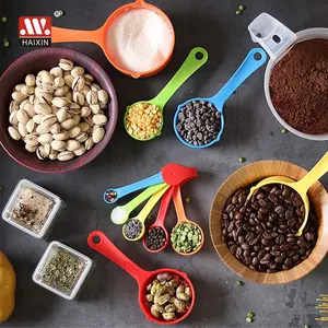 5 Chiếc Cốc Và Thìa Đo Lường 250Ml/125Ml/80Ml/60Ml/30 Mm Dụng Cụ Đo Lường Nhà Bếp Bộ Cốc Đo Lường Bằng Nhựa - Product Image 4