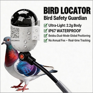 Universal GPS Tracking Device <strong>for</strong> <strong>Bird</strong> with Multi-Mount Options, Lightweight GPS <strong>for</strong> Parrots Pigeons Falcons - Product Image 2