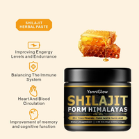 YanniGlow OEM ODM Compléments alimentaires à base de plantes, pâte et onguent de Shilajit pour le soutien immunitaire et la santé cérébrale des adultes