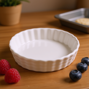 Molde para tartaletas de cerámica color burdeos para mini tartas y pastelitos - Product Image 3