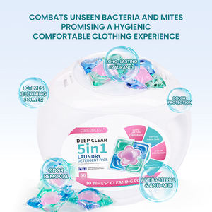 Cápsulas Ambientadoras Ecológicas 5 en 1 con Fragancia Duradera para Ropa - 100 Cápsulas Marca Privada - Product Image 1