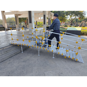 Nhôm di động bệnh nhân chuyển xe lăn đoạn đường nối Ghế gấp xe lăn dốc cho các bước foldab di động tải đoạn đường nối giá - Product Image 4