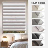 Allbright Powered by Eve Motionblinds Tende a Rullo Smart Zebra Oscuranti Senza Fili Compatibili con Matter e Thread per Finestre Domestiche