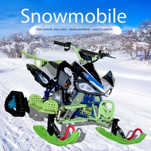 Moto tout-terrain à chenilles 125CC 4 temps 4 cylindres, conçue <span class=keywords><strong>pour</strong></span> la neige, la sable et le <span class=keywords><strong>ski</strong></span>, capacité de charge 150 kg - Product Image 4