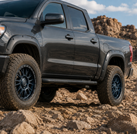 Jantes tout-terrain forgées satinées bleues GW prêtes à être expédiées, 17x9 6x139.7 ET0, pour Chevy Silverado GMC Sierra Lexus GX460, jantes en alliage pour camion