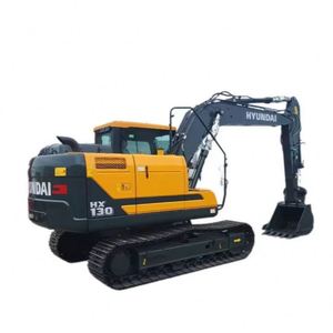 Prix de gros : Excavatrice sur chenilles Hyundai HX130 de 13 tonnes avec moteur FPT, contrôle PLC, garantie 1 an, à vendre - Product Image 1
