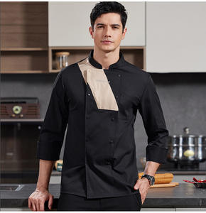 Chaqueta <span class=keywords><strong>de</strong></span> Chef Japonesa para Pastelería, Uniforme <span class=keywords><strong>de</strong></span> Chef para Restaurante, Chaqueta <span class=keywords><strong>de</strong></span> Cocina, Uniforme <span class=keywords><strong>de</strong></span> Chef para Hombre, <span class=keywords><strong>Delantal</strong></span> <span class=keywords><strong>de</strong></span> Chef para Hombre, Uniforme <span class=keywords><strong>de</strong></span> Hotel - Product Image 6