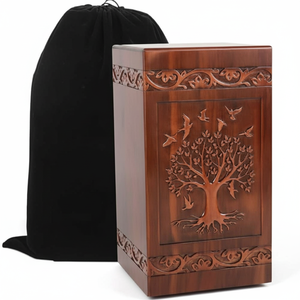 โกศเผาศพทำจากไม้ที่ทันสมัยสำหรับตกแต่งโกศศพศพสำหรับผู้ชายและผู้หญิง - Product Image 1