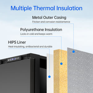 Réfrigérateur à double zone de refroidissement rapide 156L 12V 24V en aluminium pour voiture, <span class=keywords><strong>camion</strong></span>, camping, compresseur mobile, réfrigérateur pour camping-car - Product Image 4