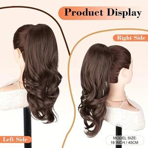 <span class=keywords><strong>ผม</strong></span>ปลอมหางม้าแบบมัดเชือก ลอนบอดี้เวฟ แบบหลายชั้น หางม้า<span class=keywords><strong>สูง</strong></span> ดูเป็นธรรมชาติ - Product Image 2