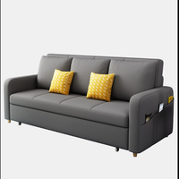 Schlafs ofa Dual-Use-Bett sitzen multifunktion ale versenkbare Netzwerk rot Einzel Doppel Wohnzimmer kleine Wohnung Sofa