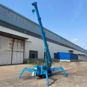 Equipo de Construcción, Grúa Hidráulica Telescópica sobre Orugas de 1.2 Toneladas, Mini Grúa de Elevación con Precio Económico - Product Image 4