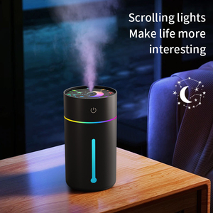 Humidificateur portable USB mini 320 ml avec lumière, petit humidificateur à brume d'<span class=keywords><strong>air</strong></span>, <span class=keywords><strong>diffuseur</strong></span> d'huiles essentielles, <span class=keywords><strong>diffuseur</strong></span> d'arômes pour la maison et la voiture - Product Image 2
