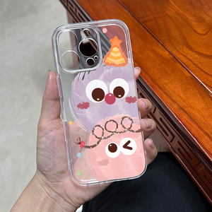 Thiết Kế Thời Trang Vỏ Trứng Briquet Điện Thoại Di Động Trường Hợp Imd Cứng Bảo Vệ Cover Quay Lại Tương Thích Với 15 14 Pro Max 13 12 11 XS XR - Product Image 4