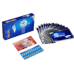 Bandes de blanchiment des dents en gel OEM <span class=keywords><strong>5D</strong></span> kit dentaire blanc bandes de soins d'hygiène buccale pour fausses dents facettes gel blanchissant pour dentiste - Product Image 5