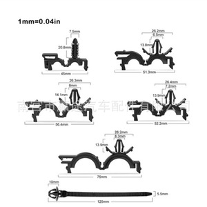 Clips de fixation pour faisceaux de câbles automobiles Winning Journey, attaches en plastique pour réparation et remplacement de voitures, ensemble en boîte - Product Image 4
