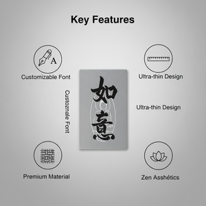 Wholesale Chinese Auspicious Calligraphy <b>Bookmark</b> Long Hua Fu Gui Prosperity Symbol Traditional Chinese Culture Waterproof Vinyl - Product Image 2