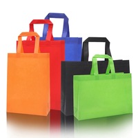 Vente en gros sacs à provisions réutilisables biodégradables écologiques sac fourre-tout non tissé écologique avec logo personnalisé