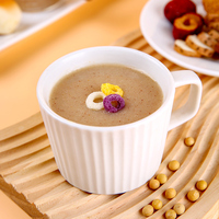 Poudre de lait de soja instantanée aux champignons Crinière de cheval et dattes rouges, sans sucre ajouté, douce et réconfortante pour le petit-déjeuner