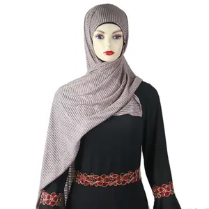 أزياء فورية مزدوجة حلقة لينة جيرسي النساء الحجاب الإسلامي
