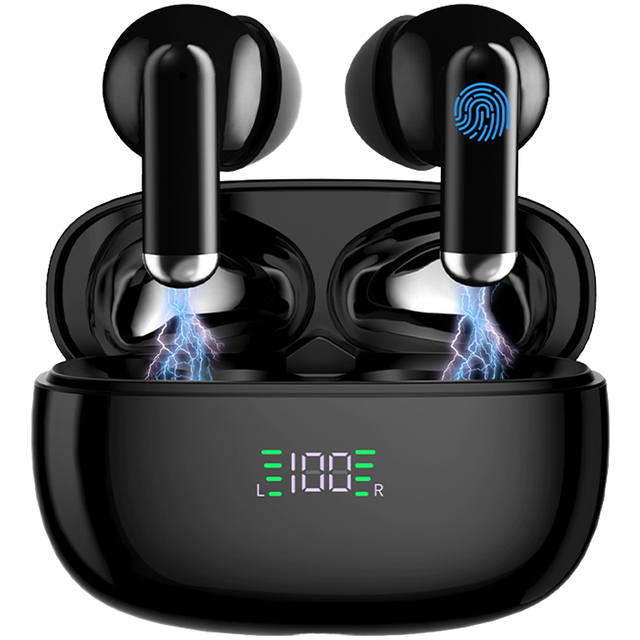 Free Sample Wireless Earbuds Bluetooth 5.3 Earphones ANC ENC Noise Cancelling Headphones with IP7 Waterproof in Ear Earphones