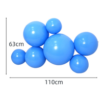 Ballons de vacances une pièce épais durables gonflables réutilisables en PVC ensemble de boules à usage unique décorations de fête Diwali nouveauté