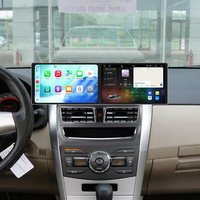 Baoshang Écran tactile interactif double 9,1 pouces Android 15 Radio de navigation GPS pour voiture pour Toyota Corolla 2006-2013 CarPlay sans fil