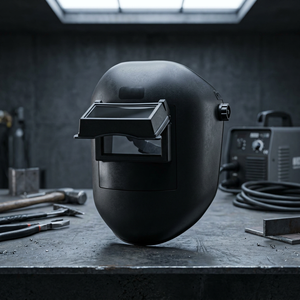 Casque de soudage avec protection de meulage, teinte foncée DIN 9~13, certifié CE/ANSI, matériau PP+PC - Product Image 3