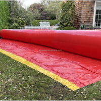 Barrière de contrôle des inondations gonflable en PVC remplie d'eau, personnalisable en gros, pour la protection contre les inondations