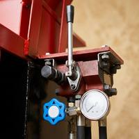 Machine à blocs emboîtables 220V, petite machine à fabriquer des briques en argile avec pompe hydraulique et moteur pour des blocs parfaits