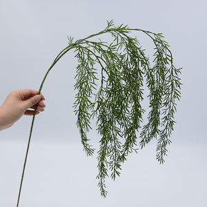 Nouvelle Branche de Plante Artificielle Verte en Plastique, Décoration de Nouvel An, Style Nordique, Faux Asperge et <span class=keywords><strong>Romarin</strong></span> Artificiels - Product Image 1