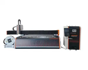 Mesin pemotong laser serat cnc, presisi tinggi 1kw/2kw untuk baja besi lembar aluminium 3015 logam cnc mesin pemotong laser