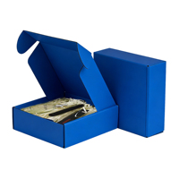 Individuelles Logo Hochwertige Recycelte Materialien Starre Kartonbox Rosa Luxusverpackung Holografische Oberfläche Magnetverschluss für