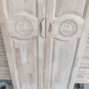 Portes de placard en bois massif, brun jaunâtre clair, écologiques, portes de placard de chambre à coucher, personnalisation pour toute la maison - Product Image 3