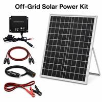 Panneaux solaires miniatures en gros 10W 20W 30W avec contrôleur et câble, conception personnalisée pour projets d'éclairage solaire, approvisionnement en vrac