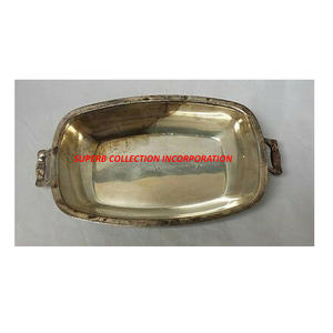 Lujo y elegante bandeja de Metal de Encargo Hecho la India en Venta caliente y de alta calidad hecho a mano al por mayor - Product Image 2