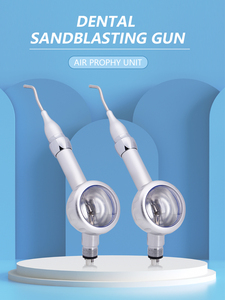 Pemoles Pemutih Gigi Elektrik/Turbine 2/4 Lubang Pistol Semprot Pasir Baja Tahan Karat dengan Rotasi 360 Derajat - Product Image 1