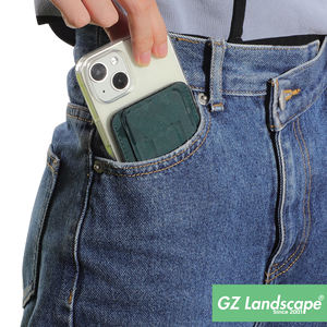 Portefeuille en cuir multifonctionnel anti-chute avec chaîne aimantée pour téléphone pochette camouflage béquille porte-cartes pour étui de téléphone portable - Product Image 6