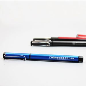 Slim Straight Barrel Anodized Aluminum Twist Gel Ink <b>Pen</b> <b>Multi</b> <b>Color</b> Rotating Metal Signature <b>Pen</b> Custom Logo Promotional Gift - Product Image 1