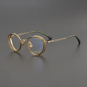 Occhiali di alta qualità della fabbrica di Shenzhen montatura per occhiali in titanio acetato all'ingrosso montatura per occhiali da vista TR90 - Product Image 1