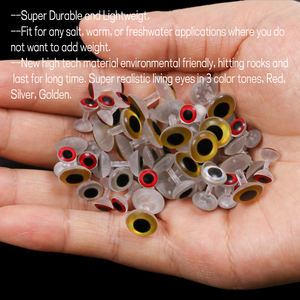 Mosca all'ingrosso che lega gli <span class=keywords><strong>occhi</strong></span> realistici senza manubri 3D 6mm 8mm 10mm resina richiamo di pesca <span class=keywords><strong>occhi</strong></span> volare legando materiali - Product Image 6