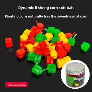 Twin-<strong>corn</strong>-shaped <strong>Corn</strong>-scented Floating <strong>Corn</strong> <strong>Kernels</strong> 12 Cm/15 g Bionic Floating Crankbait Lures Artificial Soft Bait Fishing - Product Image 3