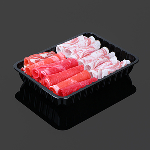 Jetable congelé sûr PET PP thermoscellage VSP plastique mouton côtelette plateau d'emballage alimentaire - Product Image 2