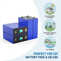 Cellules de batterie LiFePO4 JBD Energy Grade 3.2V 280Ah, 6000+ cycles, neuves, assorties, pour système de stockage d'énergie solaire domestique DIY