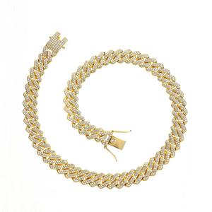 เครื่องประดับสไตล์ฮิปฮอปเท่ๆ สร้อยข้อมือและสร้อยคอแบบ Cuban Link ทำจากสแตนเลส ขนาด 6 มม. ถึง 12 มม. สำหรับผู้ชายและเด็กผู้ชาย - Product Image 6