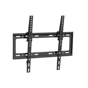 Nbjohson Low Profile Black Beugel Tv Houder Voor 23 "-56" Lcd Led Plasma Tvs Metal Max Vesa 400*400 Tv Muurbevestiging