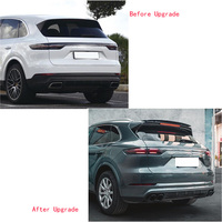 Kit Carrosserie Avant Style Turbo, Élargisseurs d'Ailes, Feux de Jour LED, Phares Antibrouillard, Pare-chocs Cayenne 9Y0 9Y0.1 9YA 2018-2023 Plug & Play à Fixation par Vis, Neuf