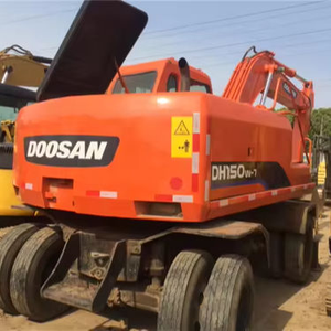 Excavatrice Doosan DH150W-7 d'occasion 100% authentique, excavatrice hydraulique sur roues Doosan DH150W-7 en vente - Product Image 4