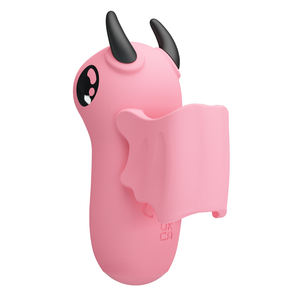 Pretty Love Wiederauf ladbarer Silikon-Finger vibrator mit Vibrations-und Saug modi Lustiges Mastur bator spielzeug für Damen - Product Image 2