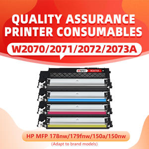 Cartouche de toner couleur compatible <span class=keywords><strong>117A</strong></span> W2070A Bk/W2071A C/W2072A Y/W2073A M pour HP Color LaserJet Pro 150A/MFP 178/MFP 179 - Product Image 2